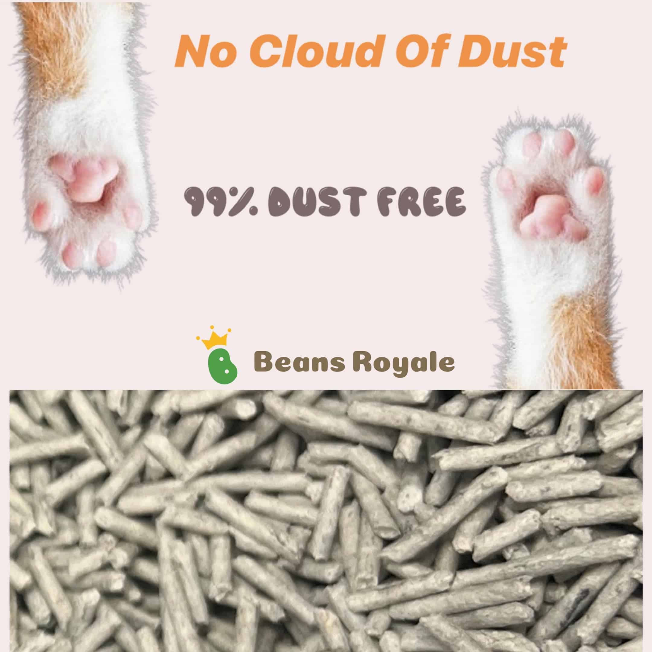 Beans Royale 2pcs Pack (6L x 2) Tofu Cat Litter, Arena para - Imagen 4