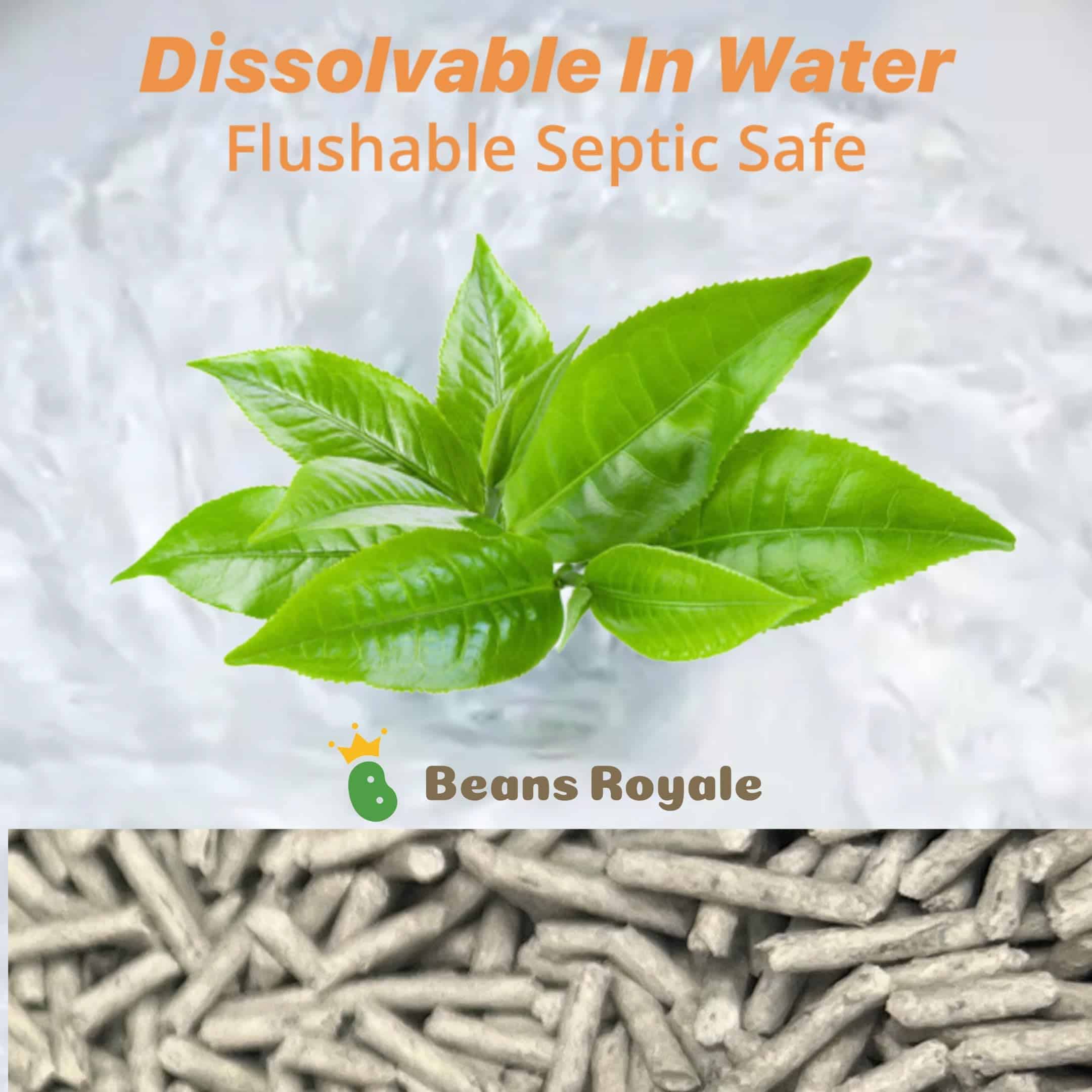 Beans Royale 2pcs Pack (6L x 2) Tofu Cat Litter, Arena para - Imagen 3