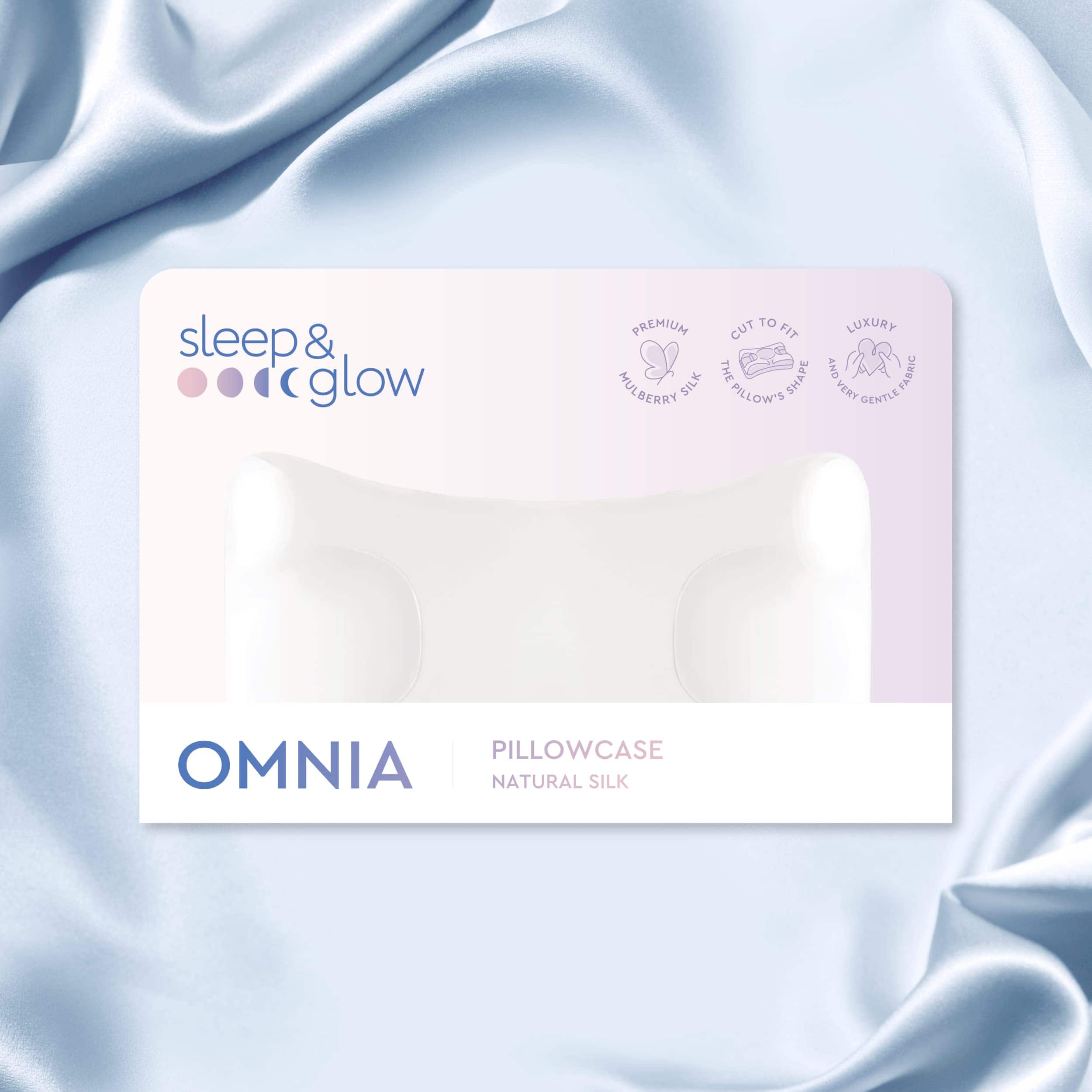 Funda de Almohada de Seda Natural Sleep & -Arctic Ice - Imagen 7