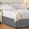Faldón de Cama Cotton Delight tamaño Queen -Gris Oscuro