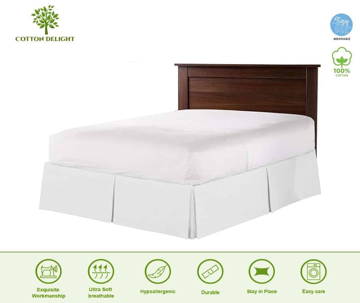 Faldón de Cama King Size Cotton Delight 100% Algodón - Imagen 3