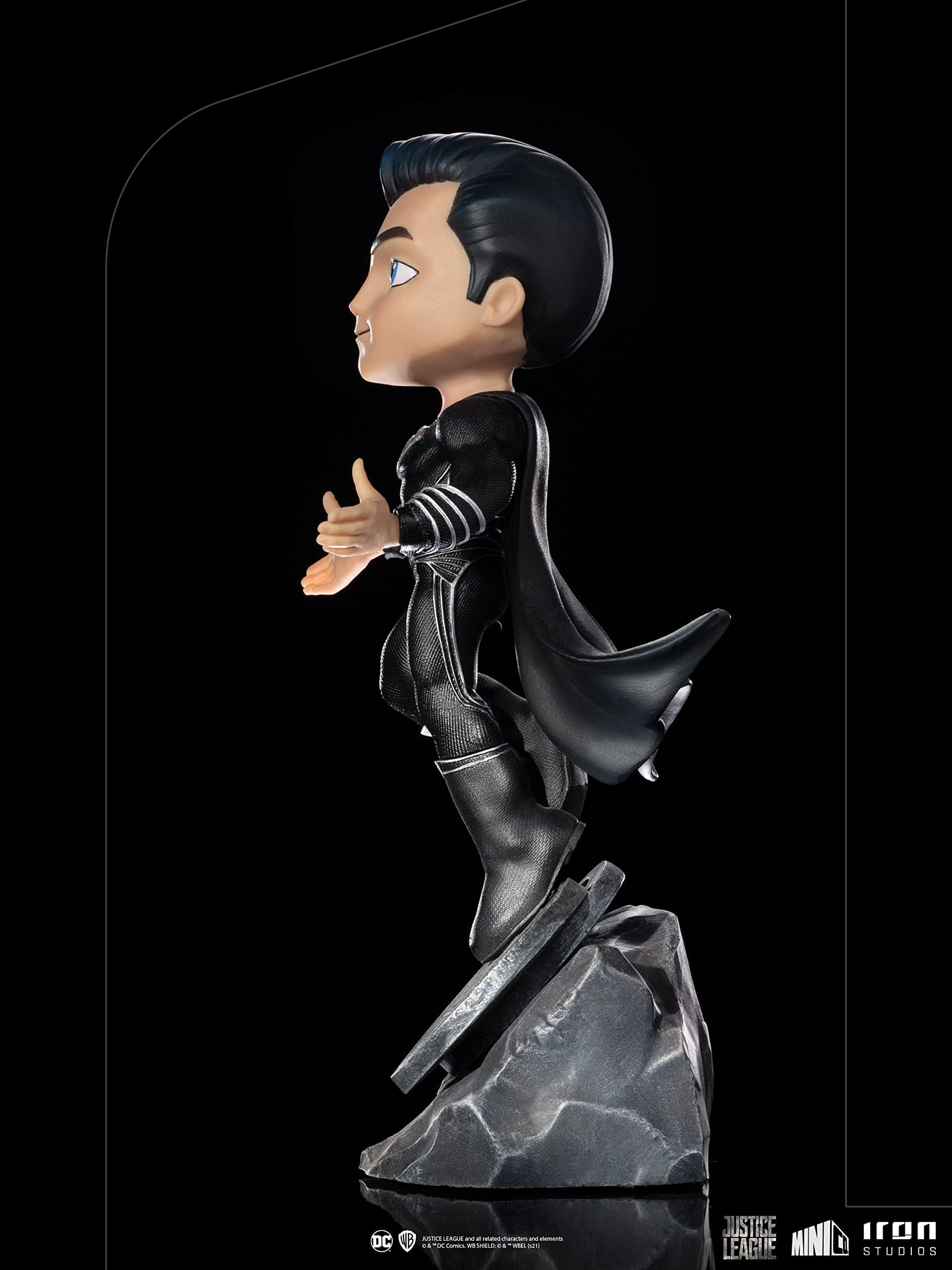 Iron Studios - Justice League - Superman Black Suit Minico - Imagen 5