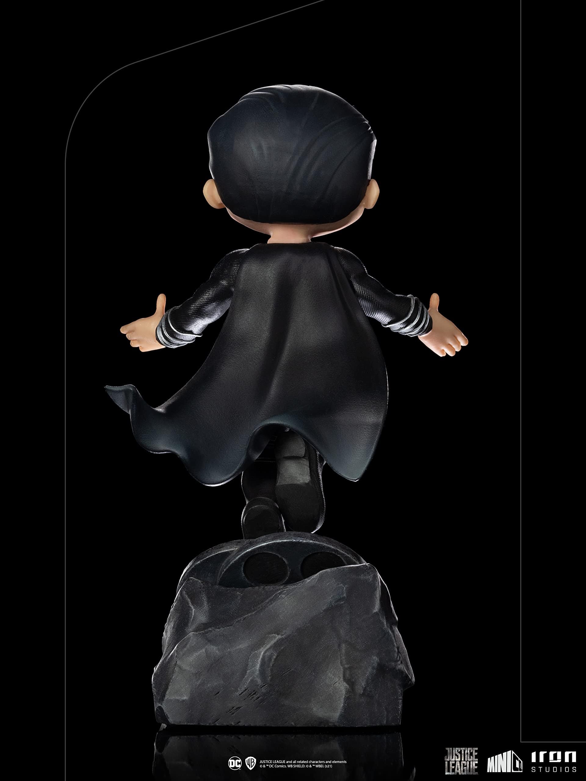Iron Studios - Justice League - Superman Black Suit Minico - Imagen 6