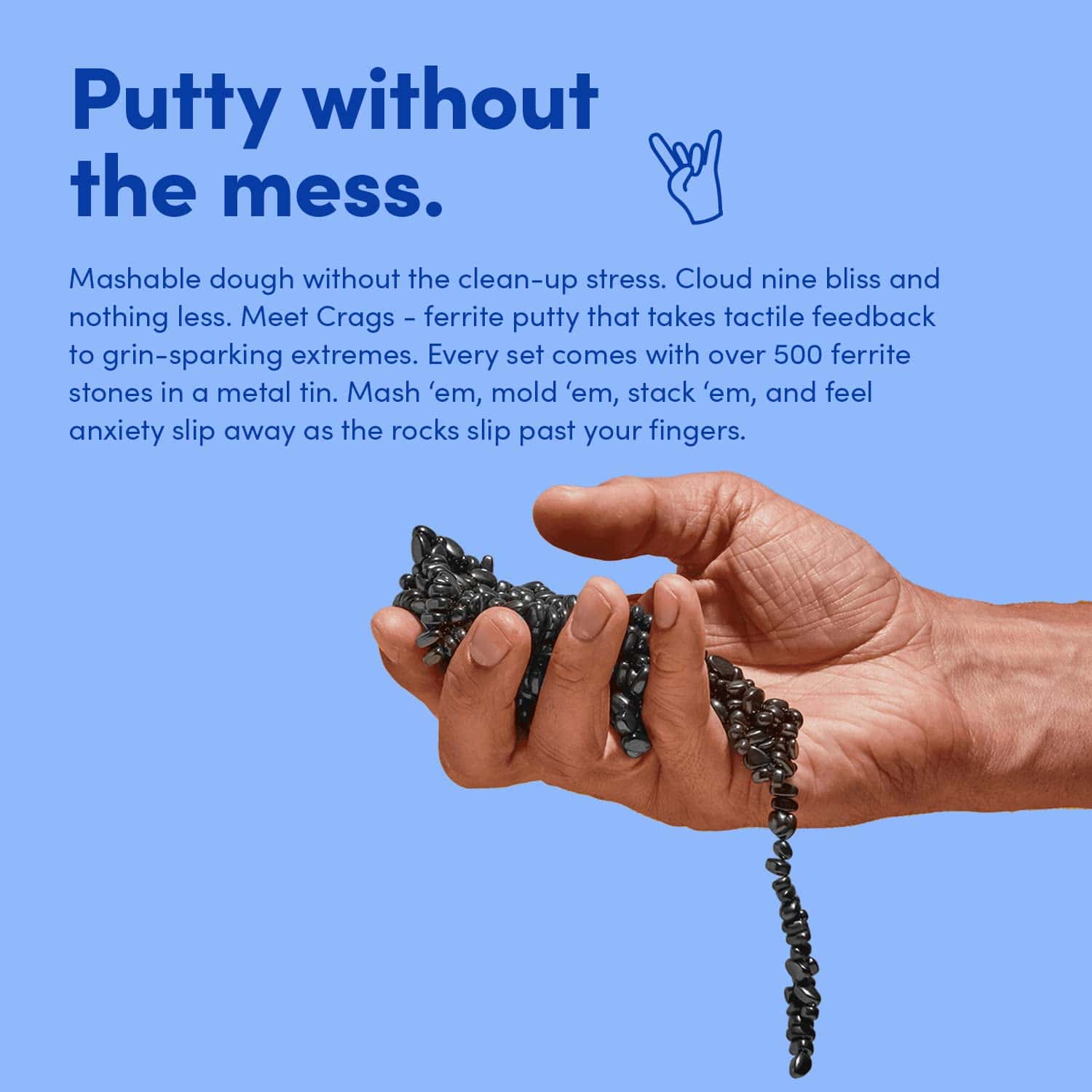 Speks Crags Ferrite Putty | Más de 1,000 piedras lisas de - Imagen 5