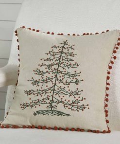 Funda de Almohada para Cojín de Navidad con diseño de árbol