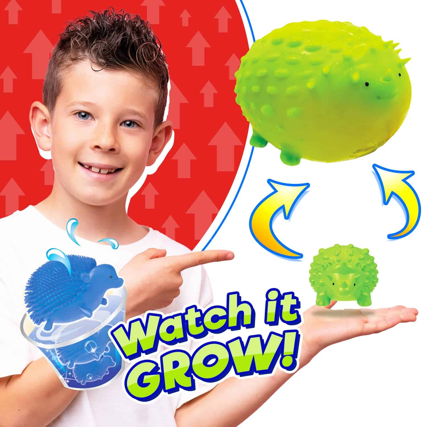 JA-RU Squishy Magic Grow Animals (Paquete de 12 surtido) - Imagen 5