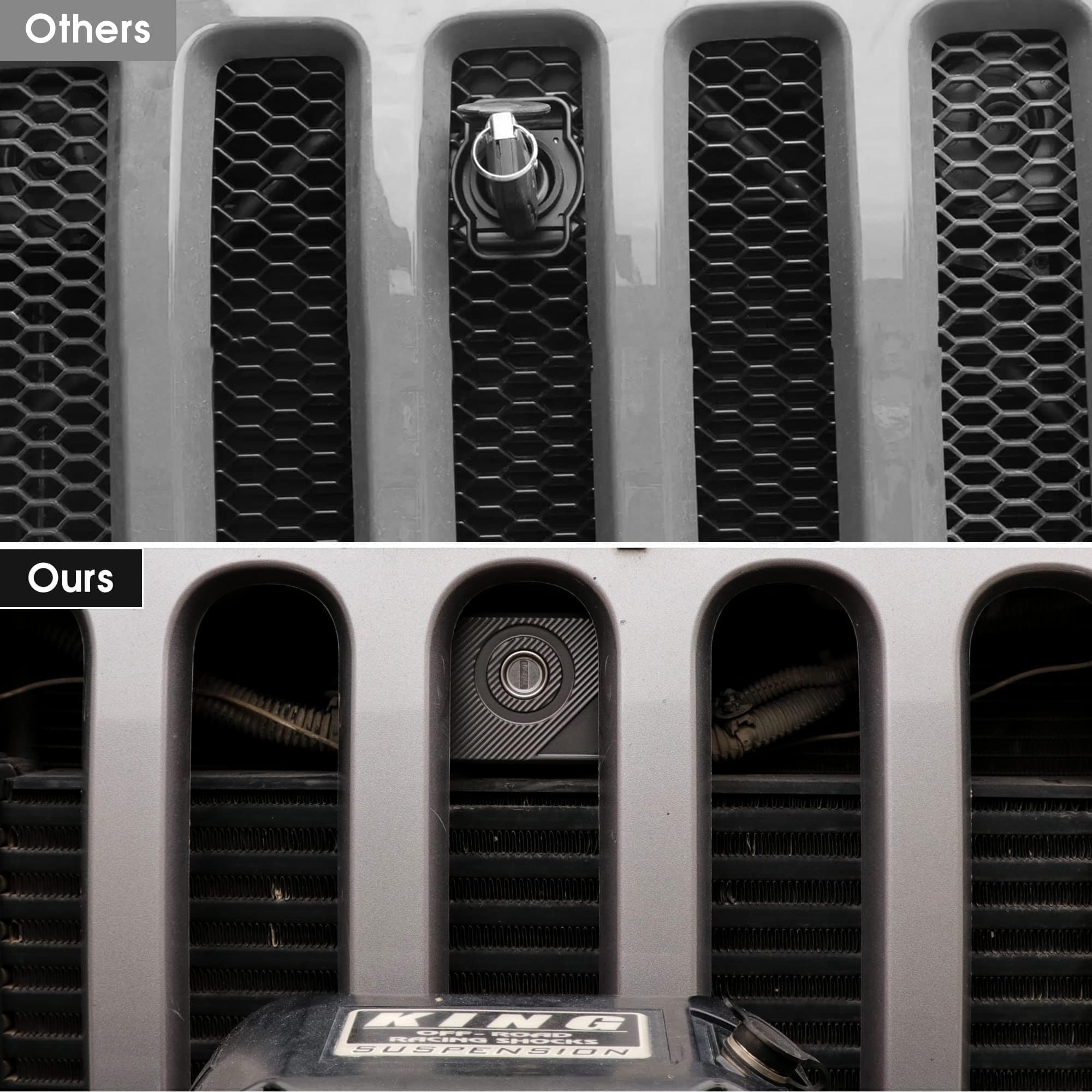 Cerradura de capó antirrobo para Jeep Wrangler JK, - Imagen 7