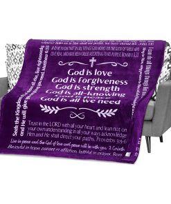 FILO ESTILO Regalos Cristianos para Mamá, Manta Religiosa