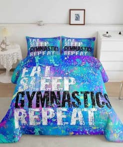 Set de Edredón de Gimnasia Cheerleader Tamaño Completo,