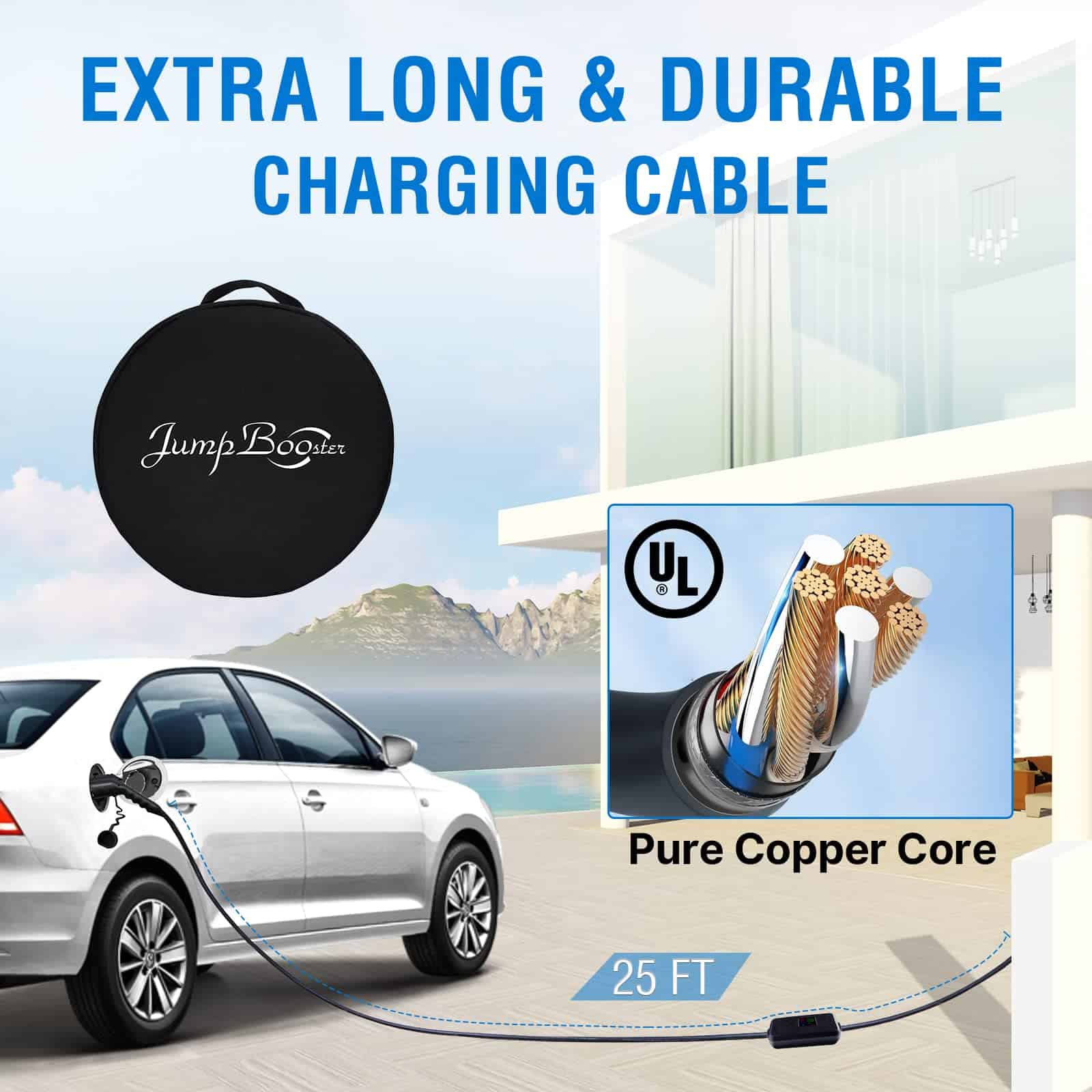 Cargador de Coche Eléctrico Jump Booster Nivel 1/2, - Imagen 5