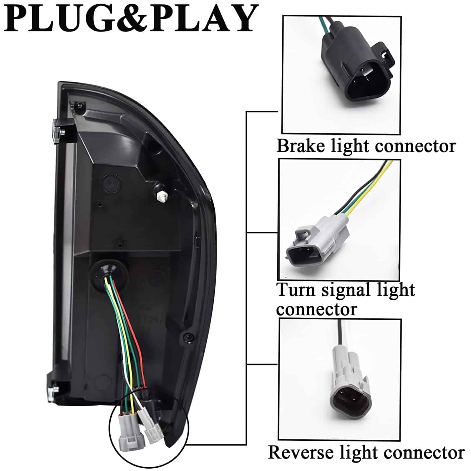 Juego de luces traseras LED para Toyota Tacoma 2016-2021, - Imagen 4