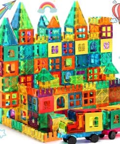 Bloques Magnéticos FNJO, 100 Piezas, Set de Construcción de