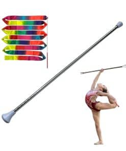 Bastón giratorio Dasiyoki de 26 pulgadas para danza y