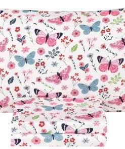 Juego de sábanas para cama individual con diseño de