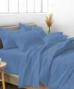 Juego de Sábanas de Algodón Egipcio Puro Tamaño Queen, 800