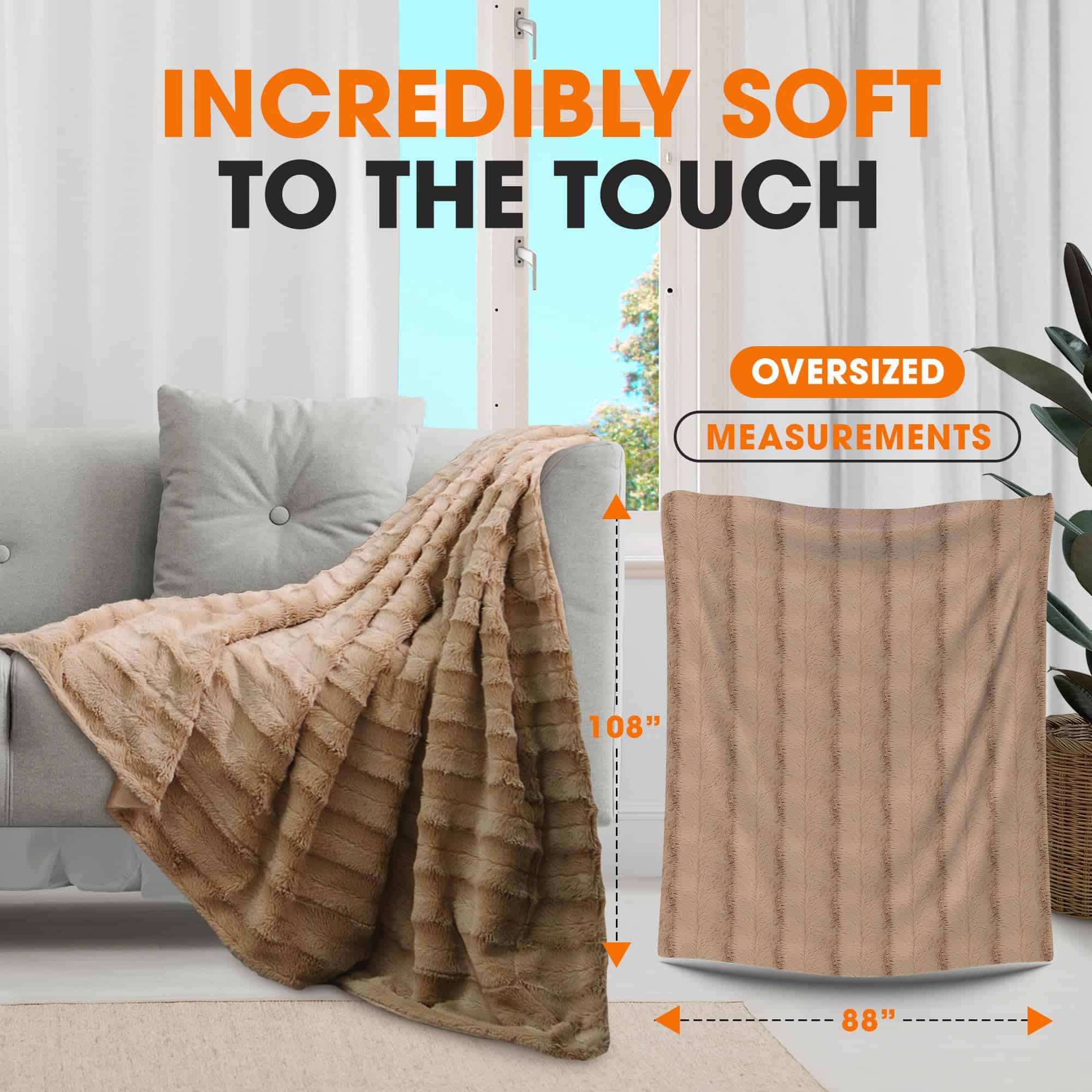 Manta de pelo sintético Cheer Collection: Manta de peluche - Imagen 5