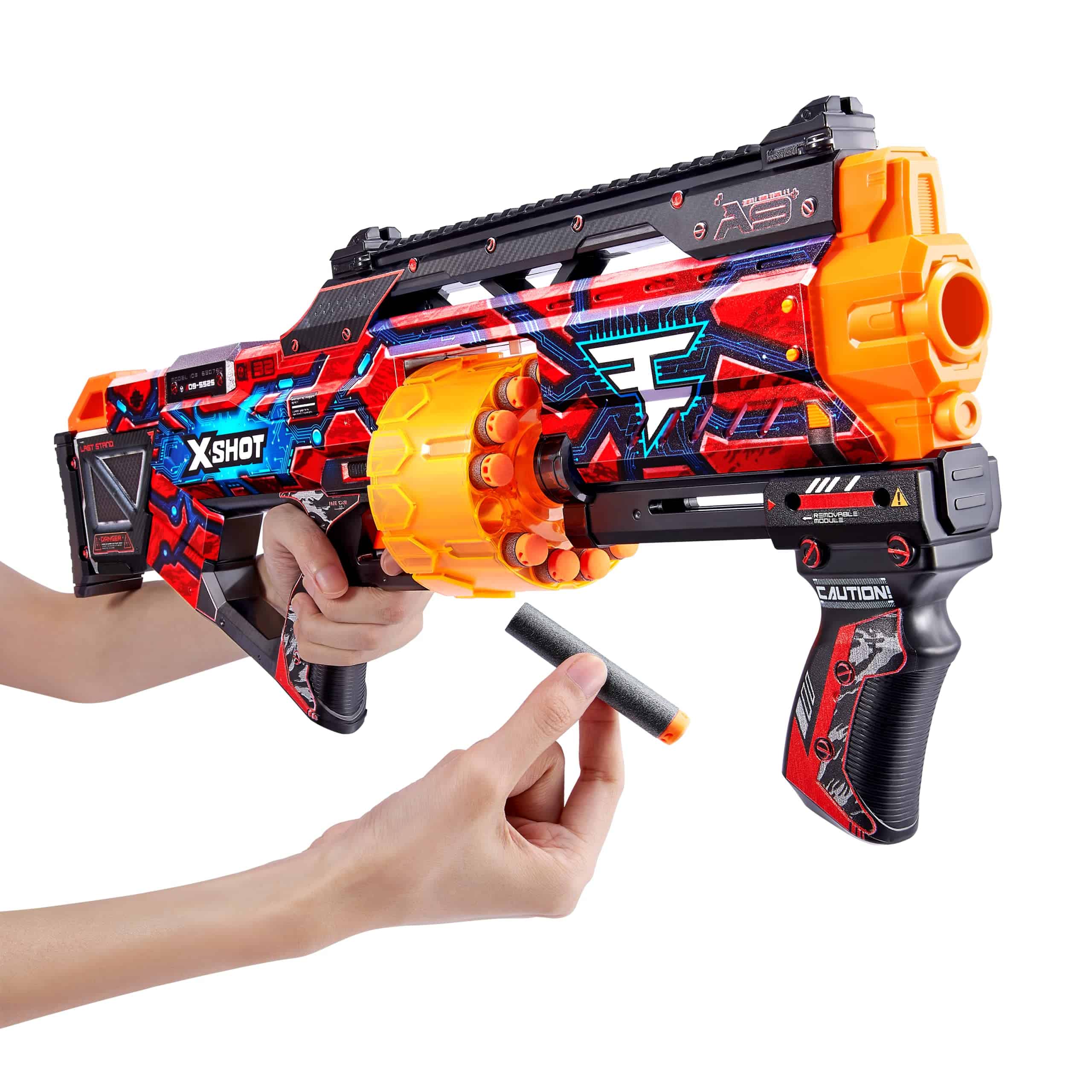 X-Shot Skins Last Stand Foam Dart Blaster - Faze Clan, 16 - Imagen 5