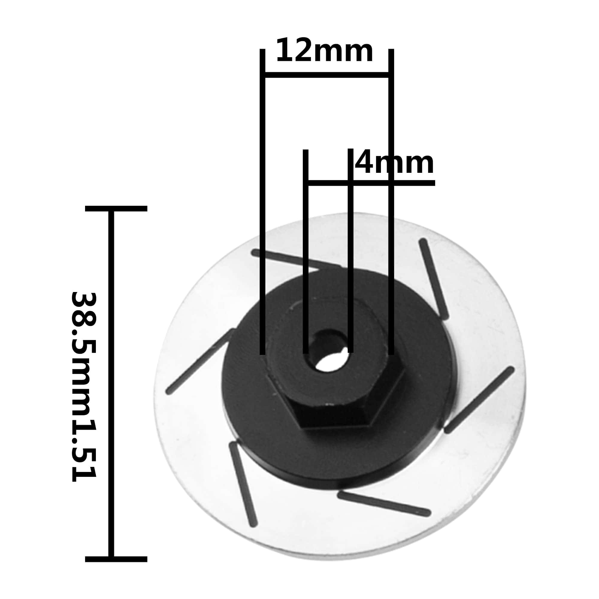 4 Piezas ShareGoo CC02 RC Disco de Freno, Adaptador de Buje - Imagen 7