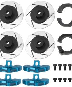 4 Piezas ShareGoo CC02 RC Disco de Freno, Adaptador de Buje