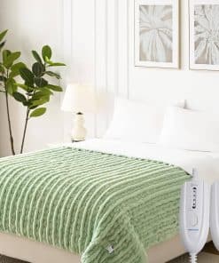 Manta Eléctrica RHEIN HOME Queen 84"x 90", -Verde