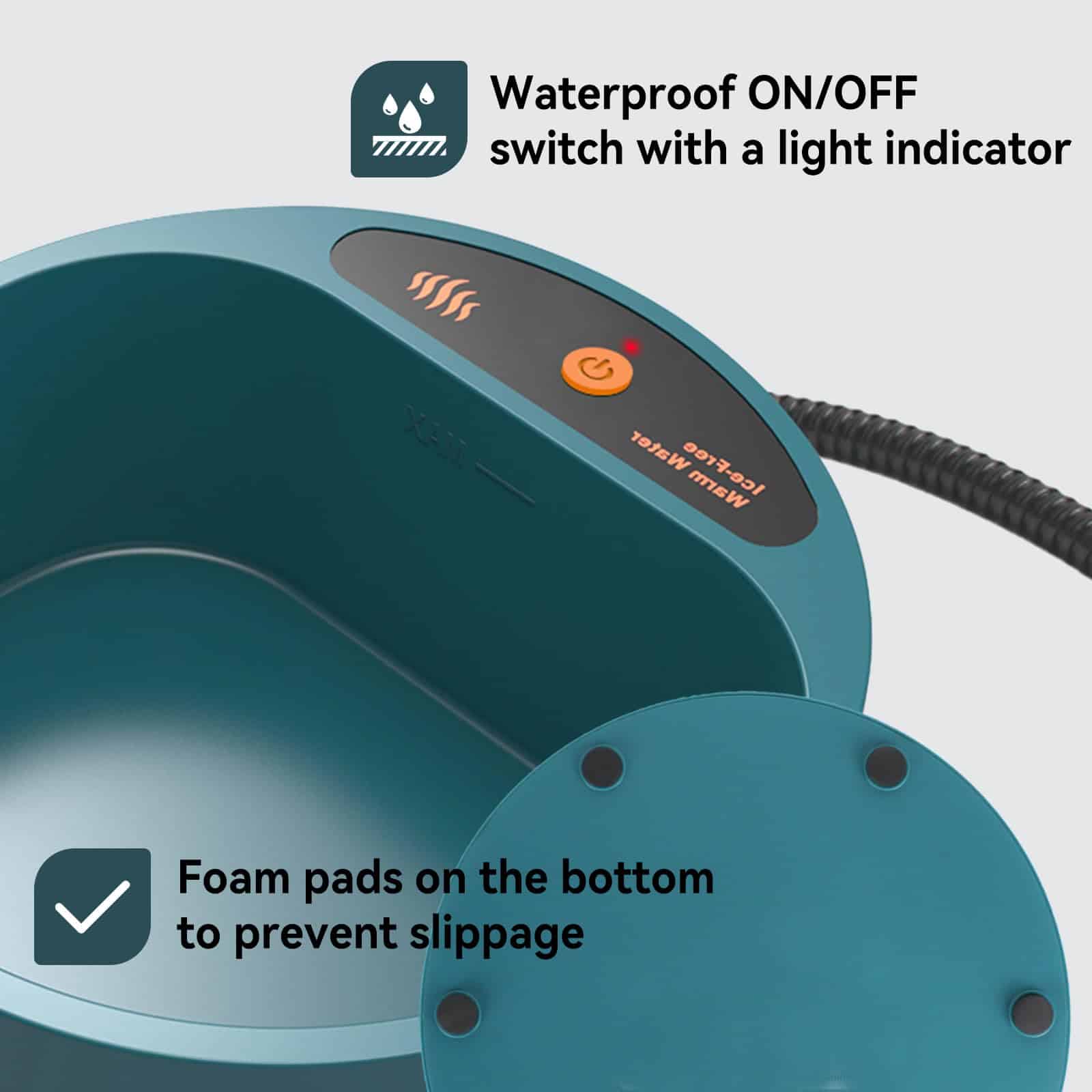 Tazón de Agua Caliente para Gatos Perros de Todas las Razas - Imagen 5