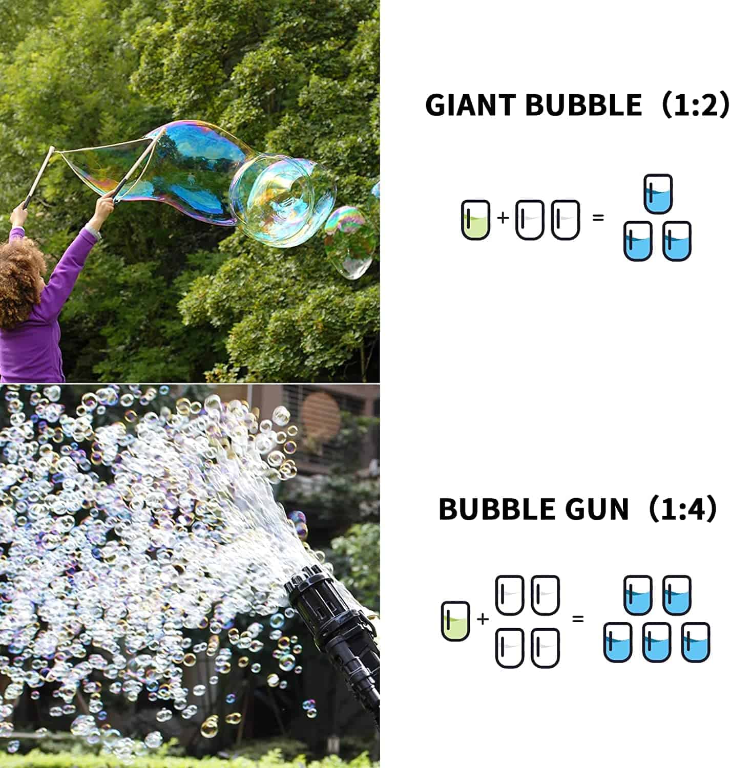 Máquina de Pistolas de Burbujas Automáticas para Niños, 24 - Imagen 7