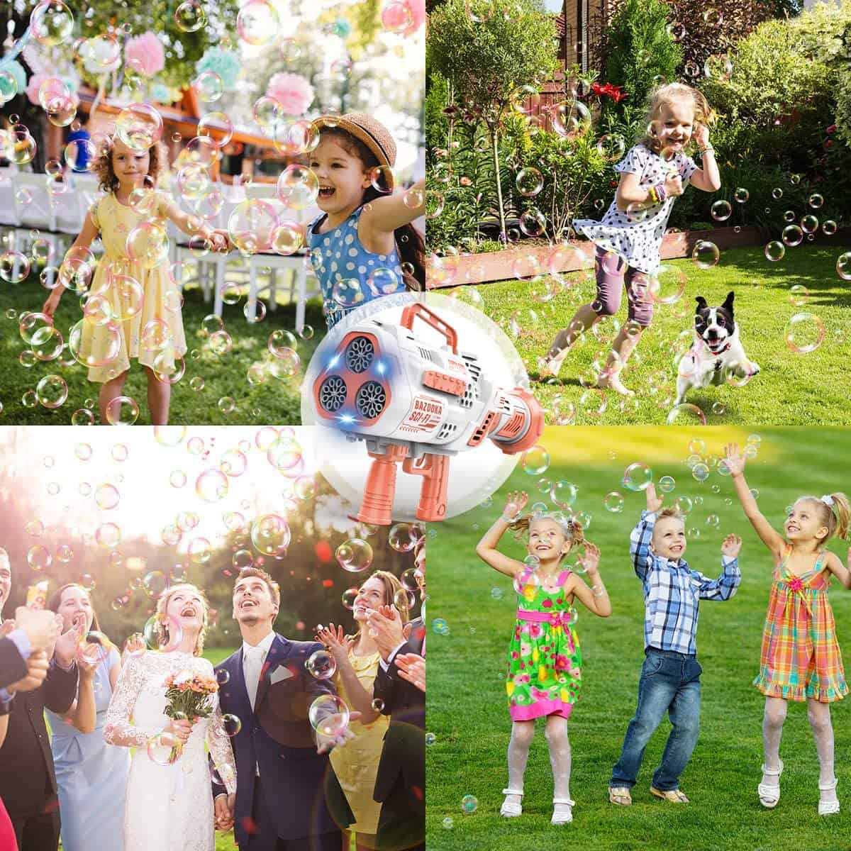 Máquina de Pistolas de Burbujas Automáticas para Niños, 24 - Imagen 8