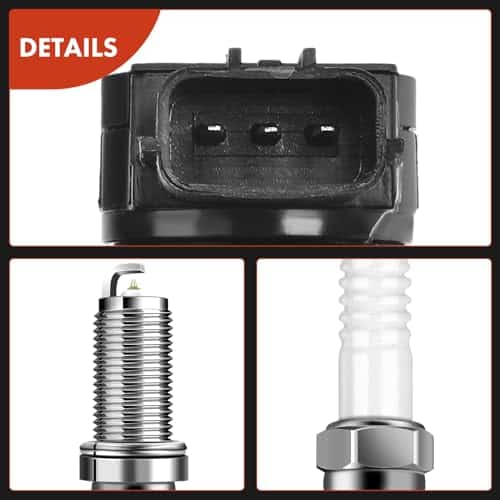 Conjunto Premium de 4 Bobinas de Encendido y Bujías de - Imagen 9