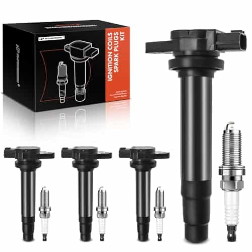 Conjunto Premium de 4 Bobinas de Encendido y Bujías de