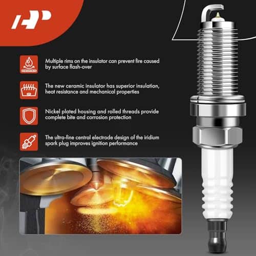 Conjunto Premium de 4 Bobinas de Encendido y Bujías de - Imagen 6