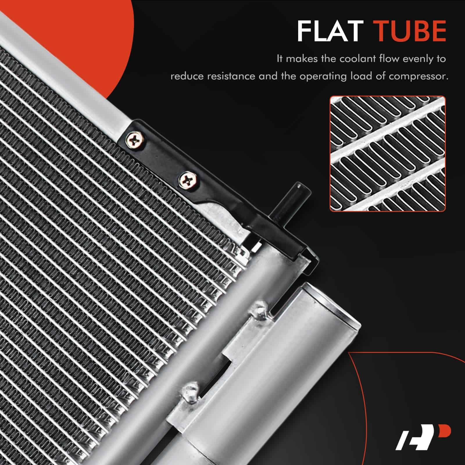 A-Premium Condensador de Aire Acondicionado A/C Compatible - Imagen 4