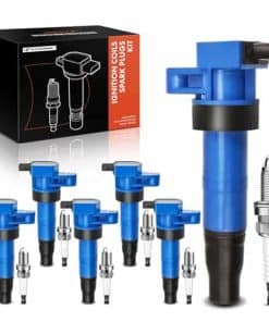 Conjunto de 6 bobinas de encendido (Azul) y bujías de