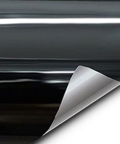 Película de Envoltura de Vinilo Negro Brillante con