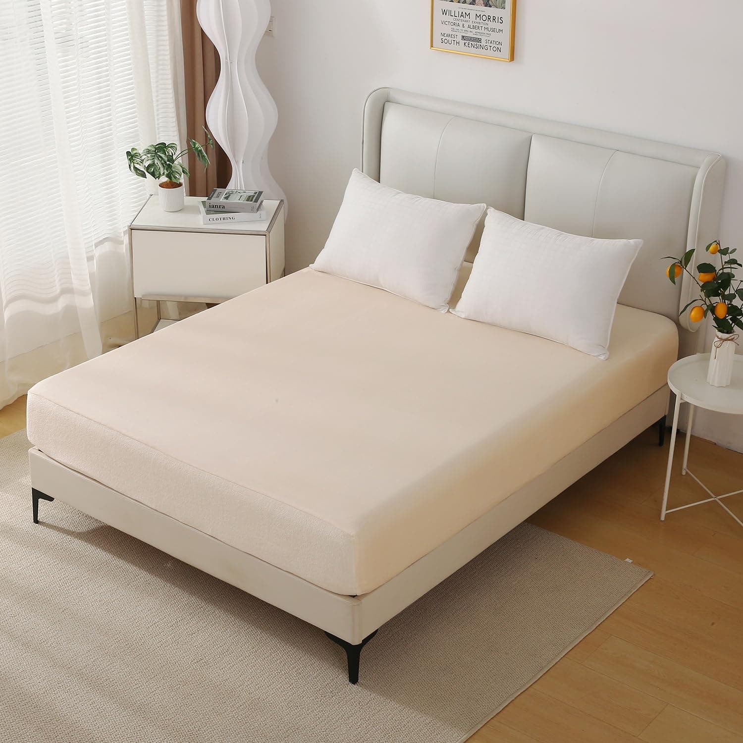 Sábana Ajustable de Franela Nokolulu Tamaño King - Cubierta