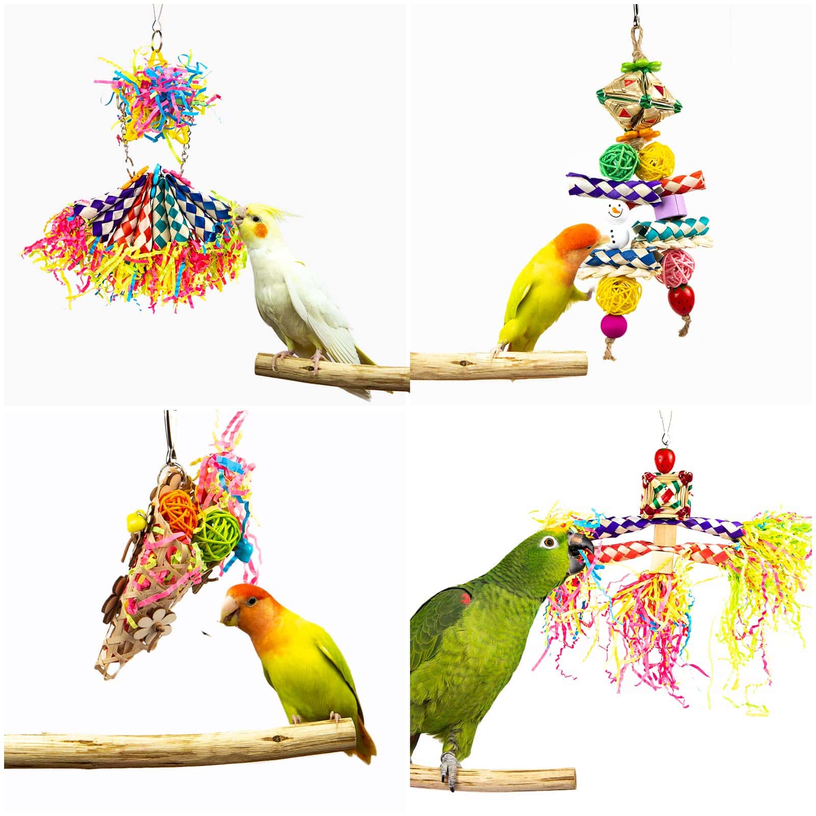 Juguetes de Trituración de Pájaros PANQIAGU para Loros - Imagen 7