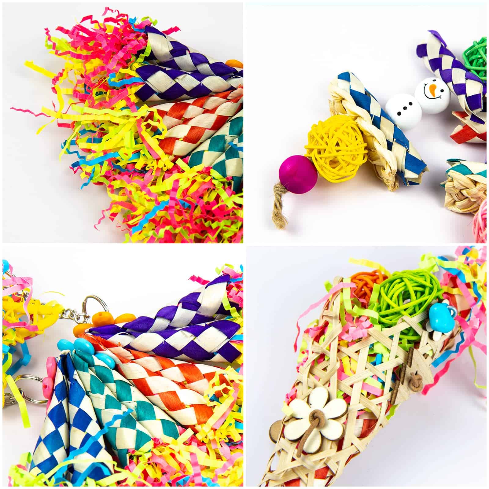 Juguetes de Trituración de Pájaros PANQIAGU para Loros - Imagen 6