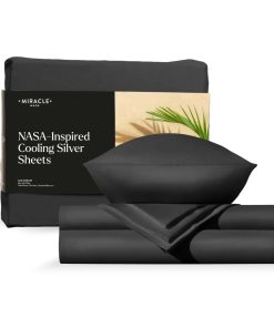 Juego de Sábanas de Lujo Miracle Made Cooling - Carbón,