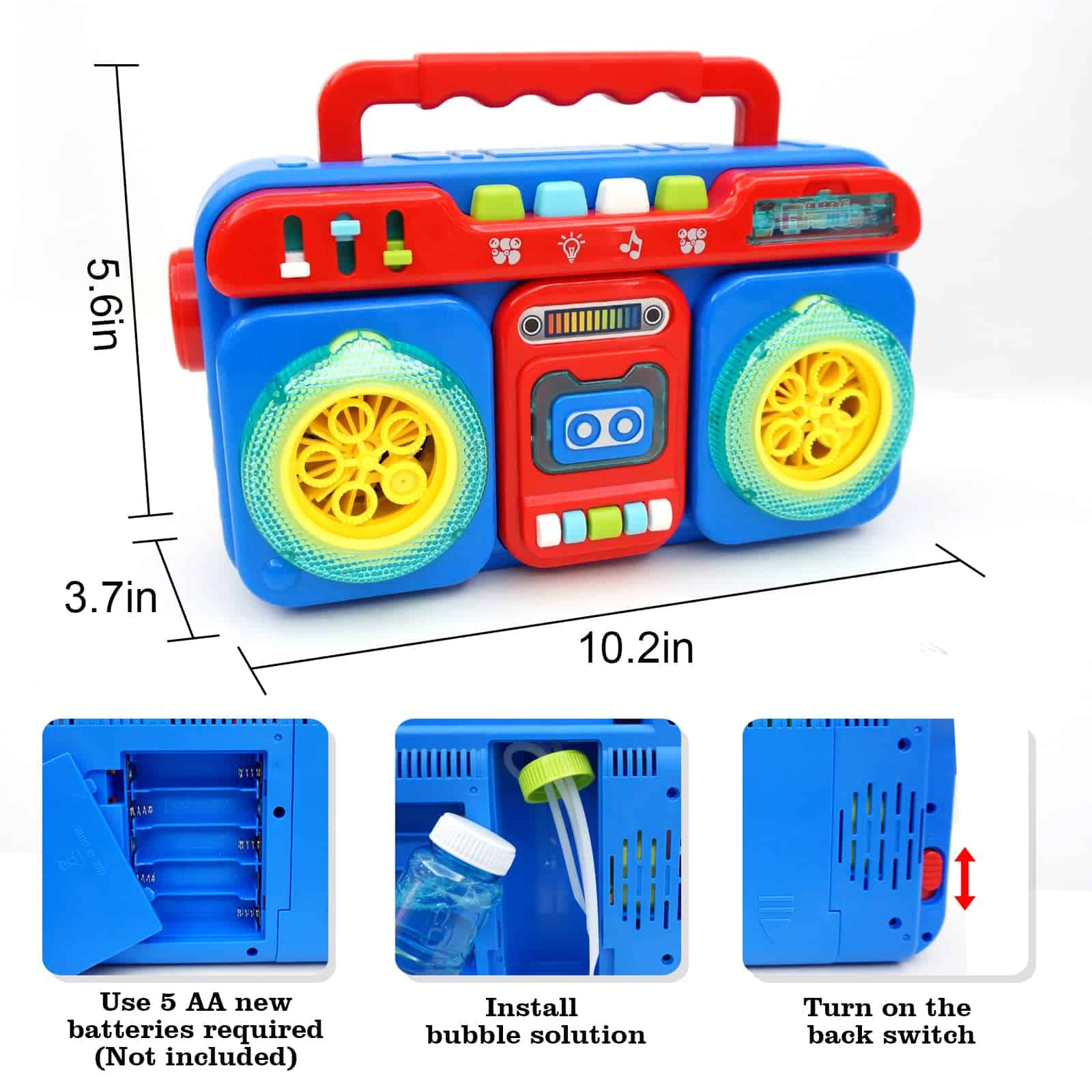 Máquina de Burbujas, Máquina de Burbujas Portátil - Imagen 6