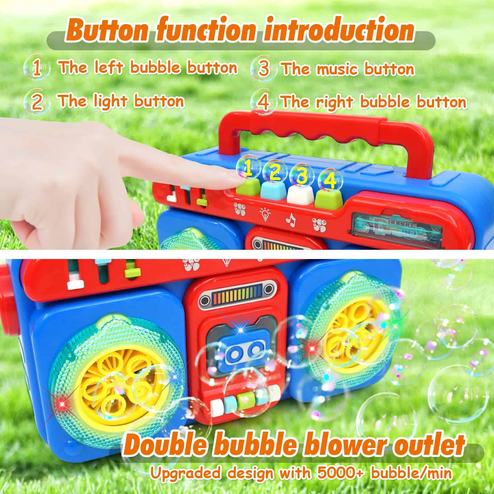 Máquina de Burbujas, Máquina de Burbujas Portátil - Imagen 4