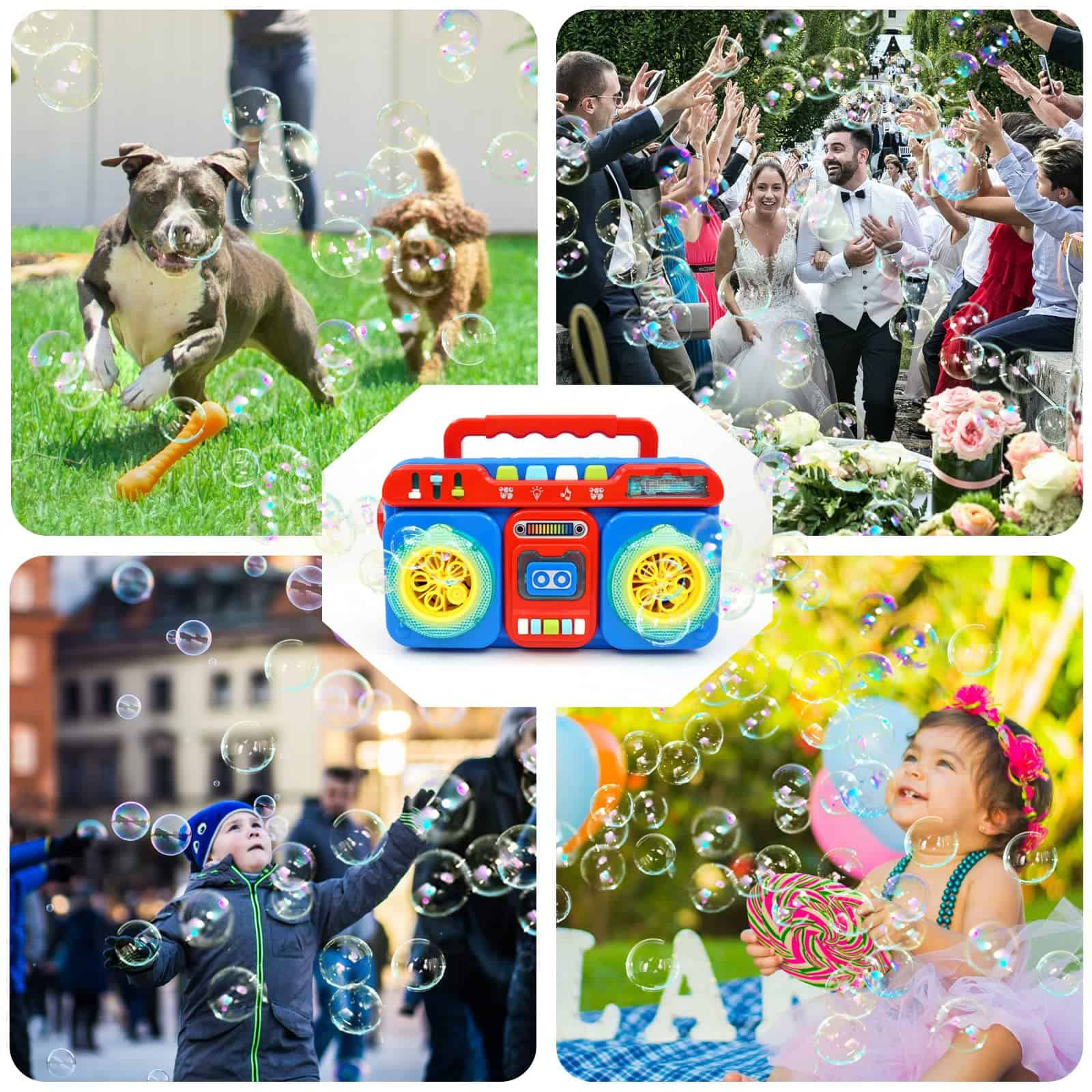 Máquina de Burbujas, Máquina de Burbujas Portátil - Imagen 5