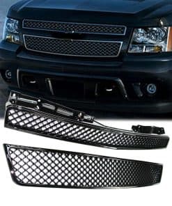 Rejilla Negra de Reemplazo para Parrilla de 2007-2014 Chevy