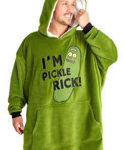 Manta con capucha de Rick y Morty para hombres, Manta de