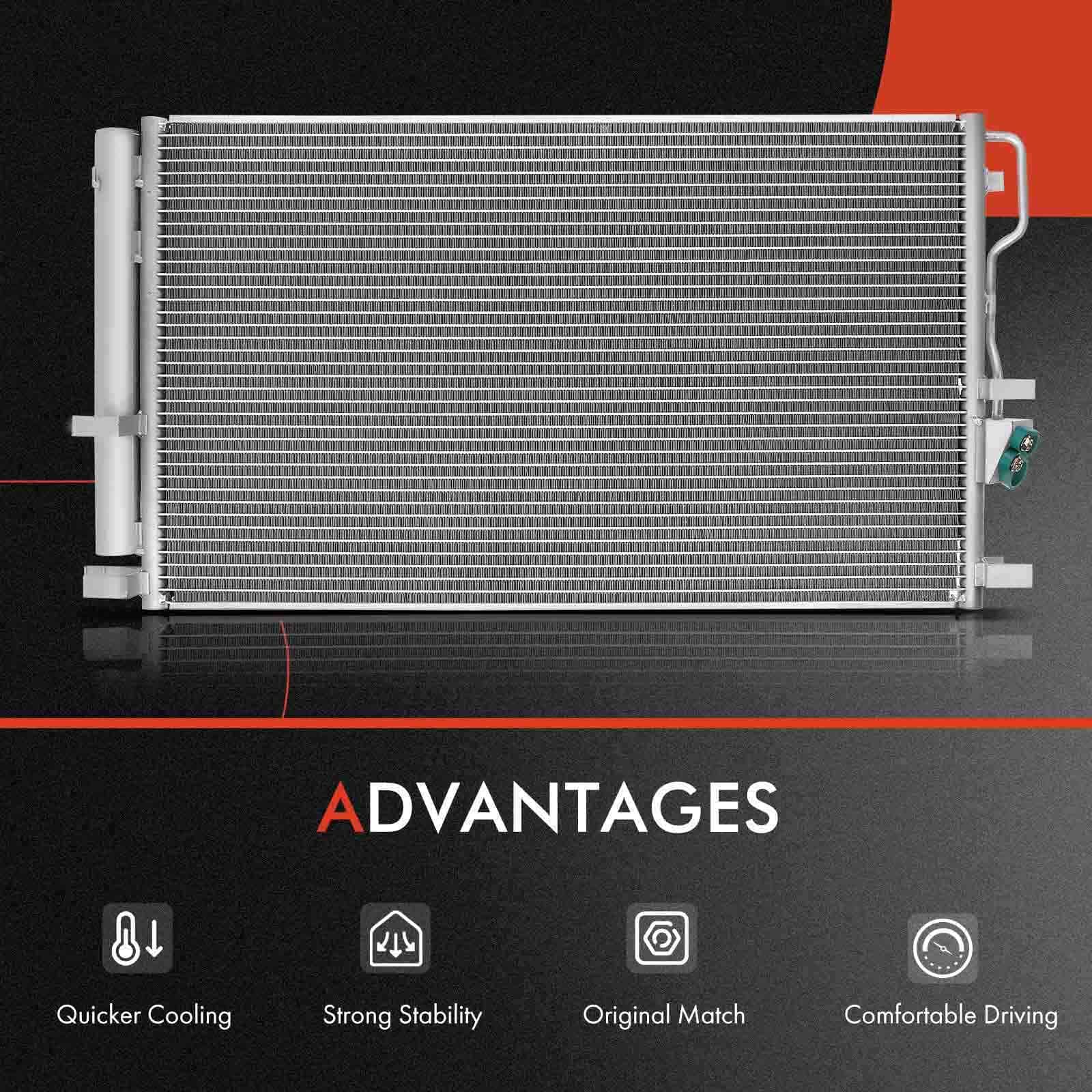 Condensador A/C A-Premium Reemplazo # 30071, 940346 - - Imagen 8