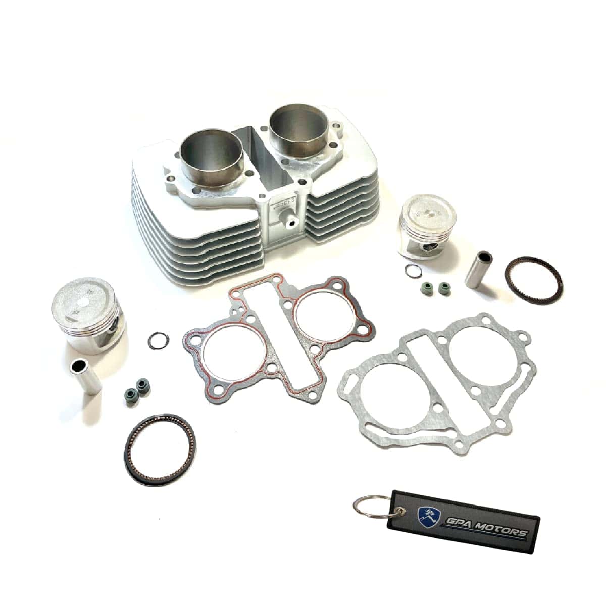 Kit de Cilindro Pistón Juntas para Honda Rebel 250