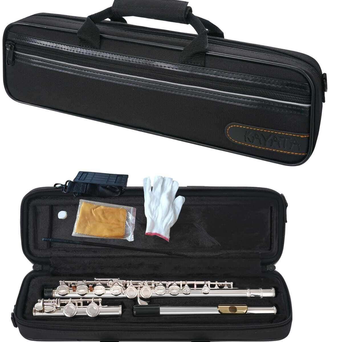 Flauta C KAYATA - Plateada, 16 Llaves Cerradas, Llave G - Imagen 7