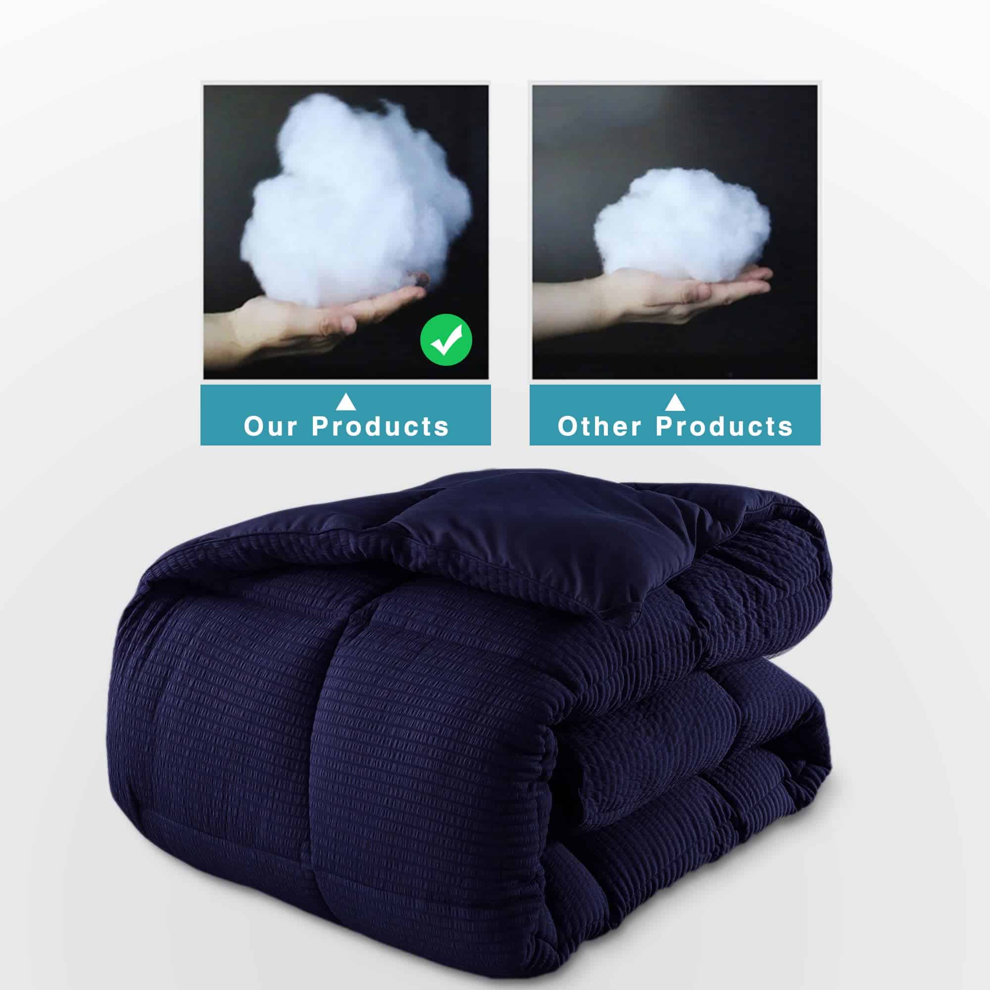 Juego de Edredón de Invierno Domdec twin con 1 funda de - Imagen 8