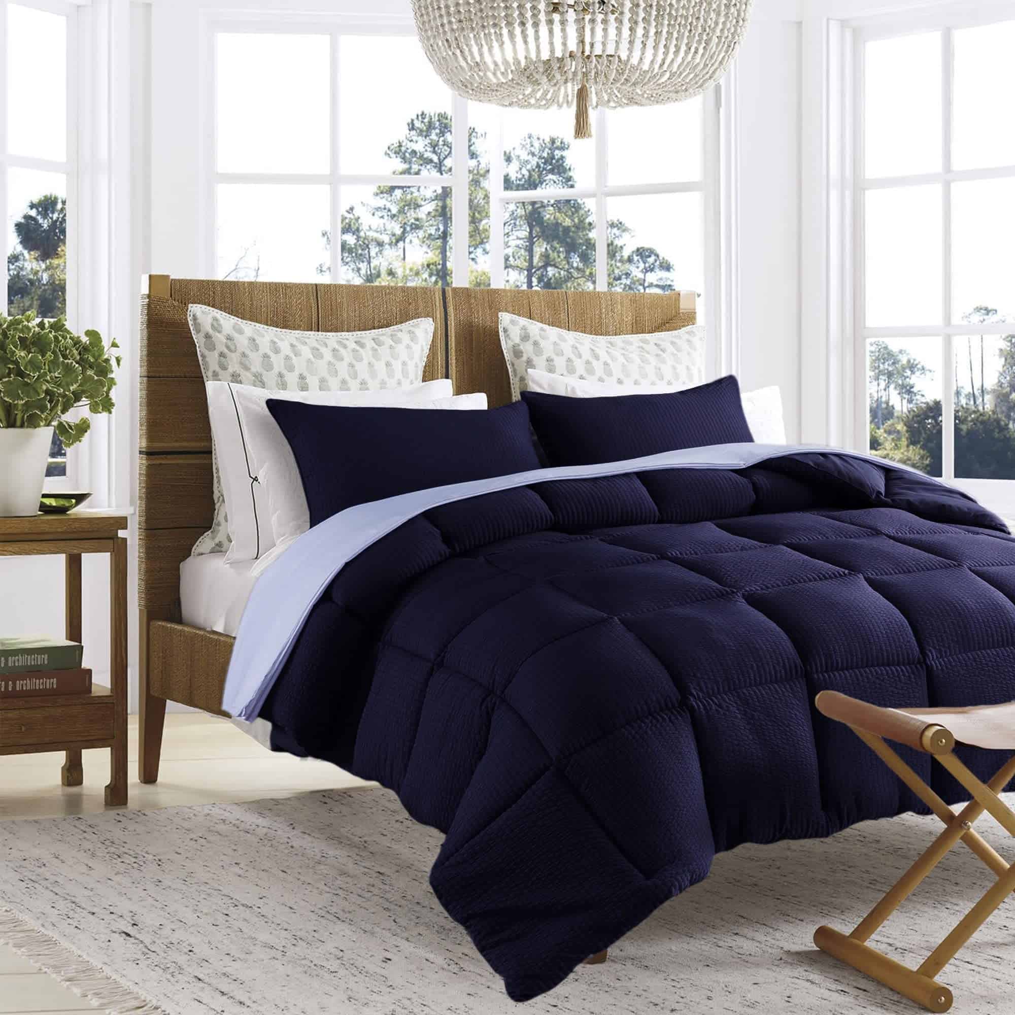 Juego de Edredón de Invierno Domdec twin con 1 funda de - Imagen 4