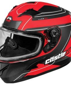 Casco de nieve integral Castle X Youth CX360 -Rojo Mate