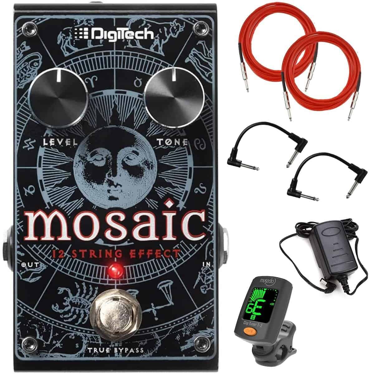 Pedal de Efecto Briskdrop Digitech MOSAIC de 12 Cuerdas con