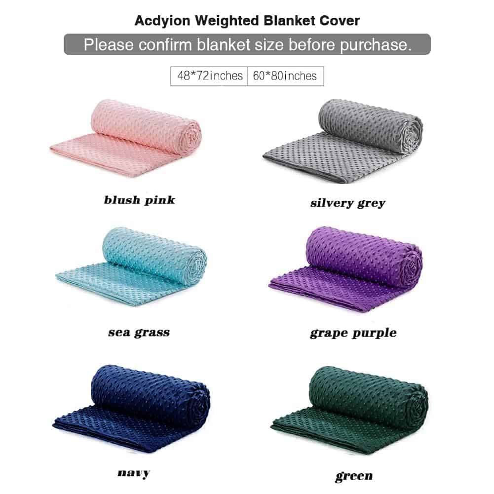 Funda de Edredón para Manta Ponderada Acdyion para Adultos - Imagen 8